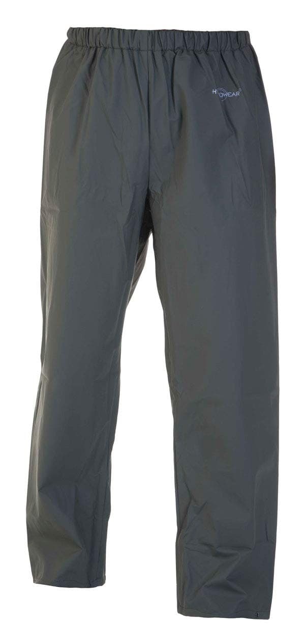 Hydrowear Southend PU.Hydrosoft Waterproof, Breathable Over Trousers - Green - Image 1