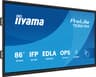 iiyama TE8615A-B2AG Signage Display Kiosk design 2.17 m (85.6") Wi-Fi 550 cd/m² 4K Ultra HD Black Touchscreen Built-in processor Android 24/7
