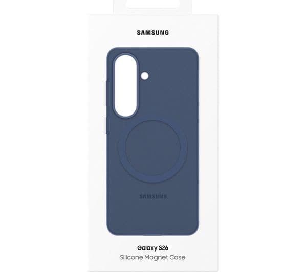 Samsung Galaxy S26 Silicone Magnet Case Blue Violet - Image 2