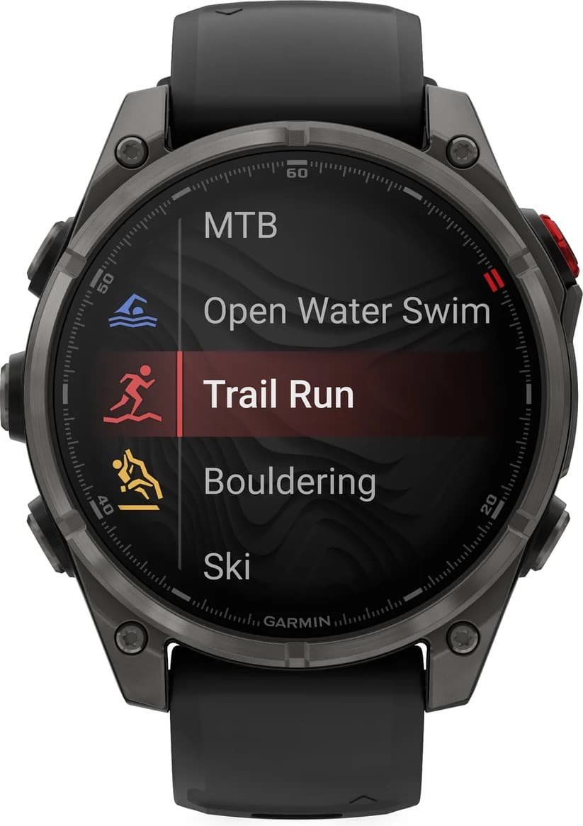 GARMIN fēnix 8 Pro AMOLED Sapphire 47mm GPS Multisport Smartwatch LTE Satellite - Black - Image 3