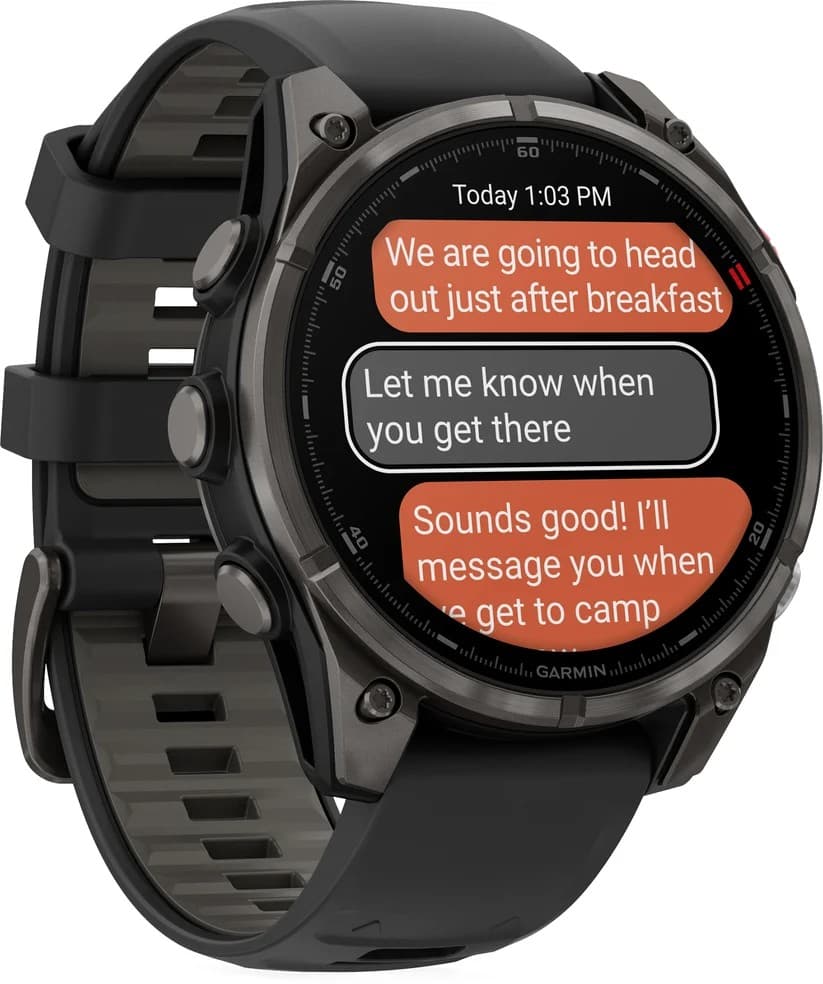 GARMIN fēnix 8 Pro AMOLED Sapphire 47mm GPS Multisport Smartwatch LTE Satellite - Black - Image 4