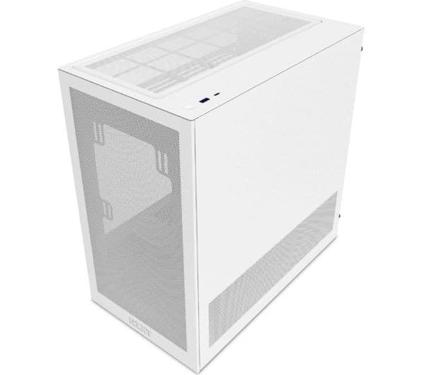 NZXT H3 Flow Mid-Tower PC Case White - Image 2