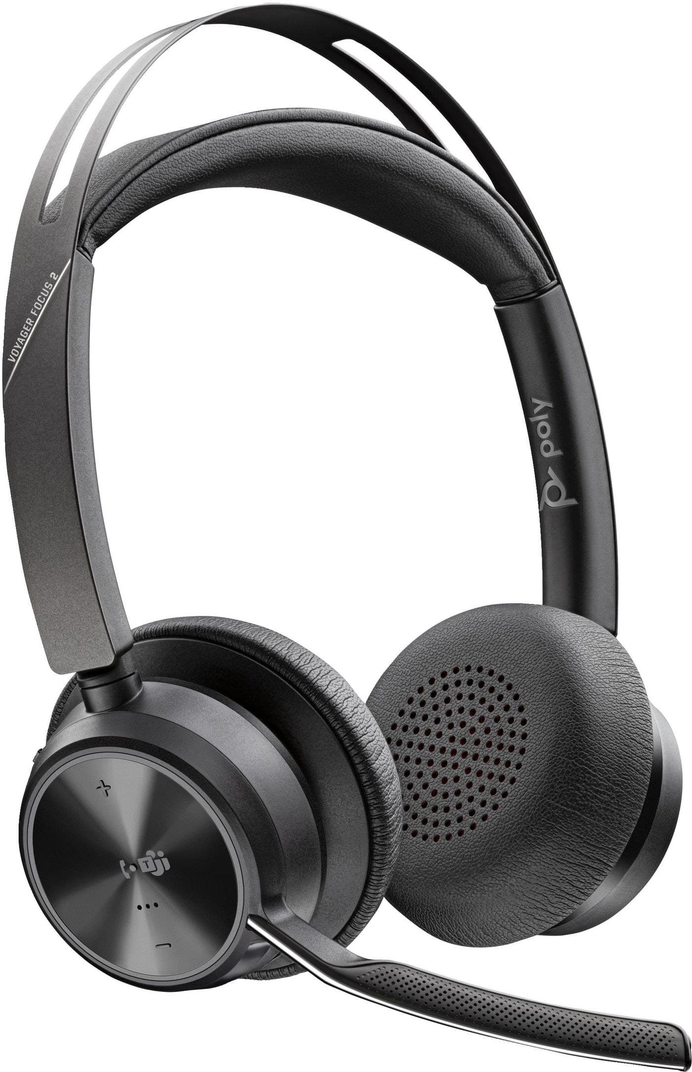 HP Poly Voyager Focus 2 Microsoft Teams Certified USB-C-C Headset +USB-C/A Adapter
