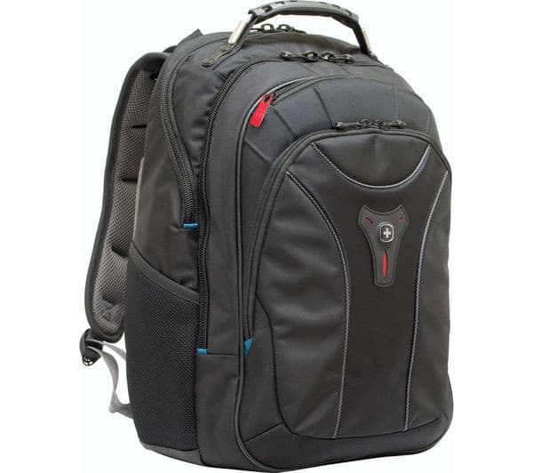 Wenger Carbon 17 Laptop Backpack Black - Image 1