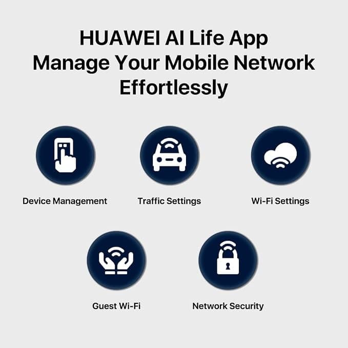 Huawei E5783-230, CAT 6, Super-Fast 4G 300 Mbps, Travel Wi-Fi Hotspot - Black - Image 4