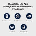 Huawei E5783-230, CAT 6, Super-Fast 4G 300 Mbps, Travel Wi-Fi Hotspot - Black thumbnail 4