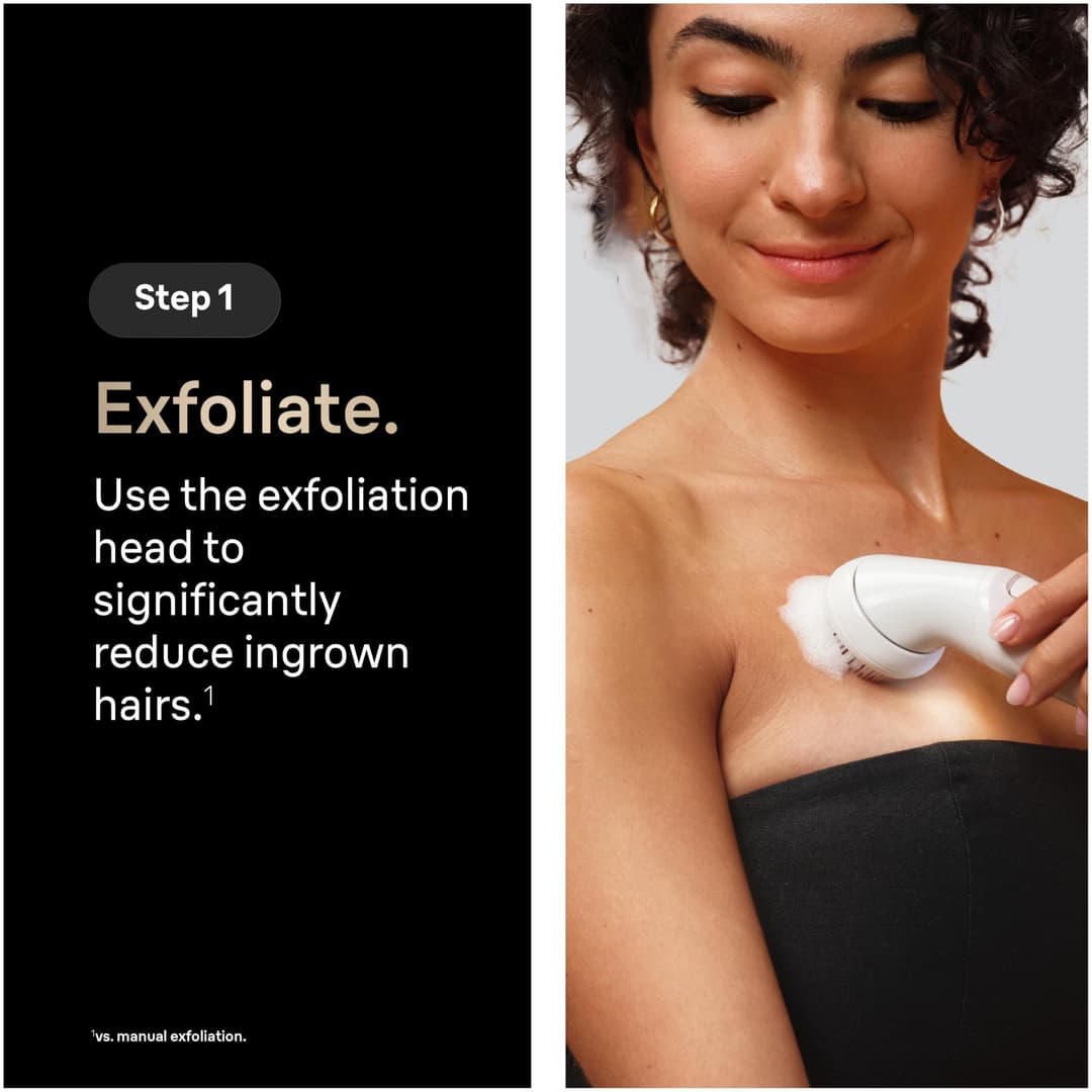 Braun Silk·épil 9 Flex 9-481 3D Epilator - White/Gold - Image 3