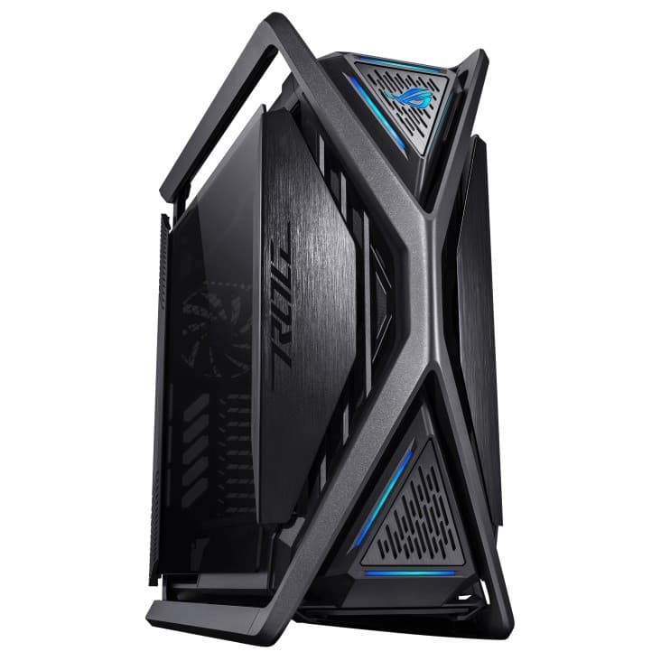 ASUS ROG Hyperion GR701 BTF Edition E-ATX Full Tower Gaming PC Case - Black Transparent
