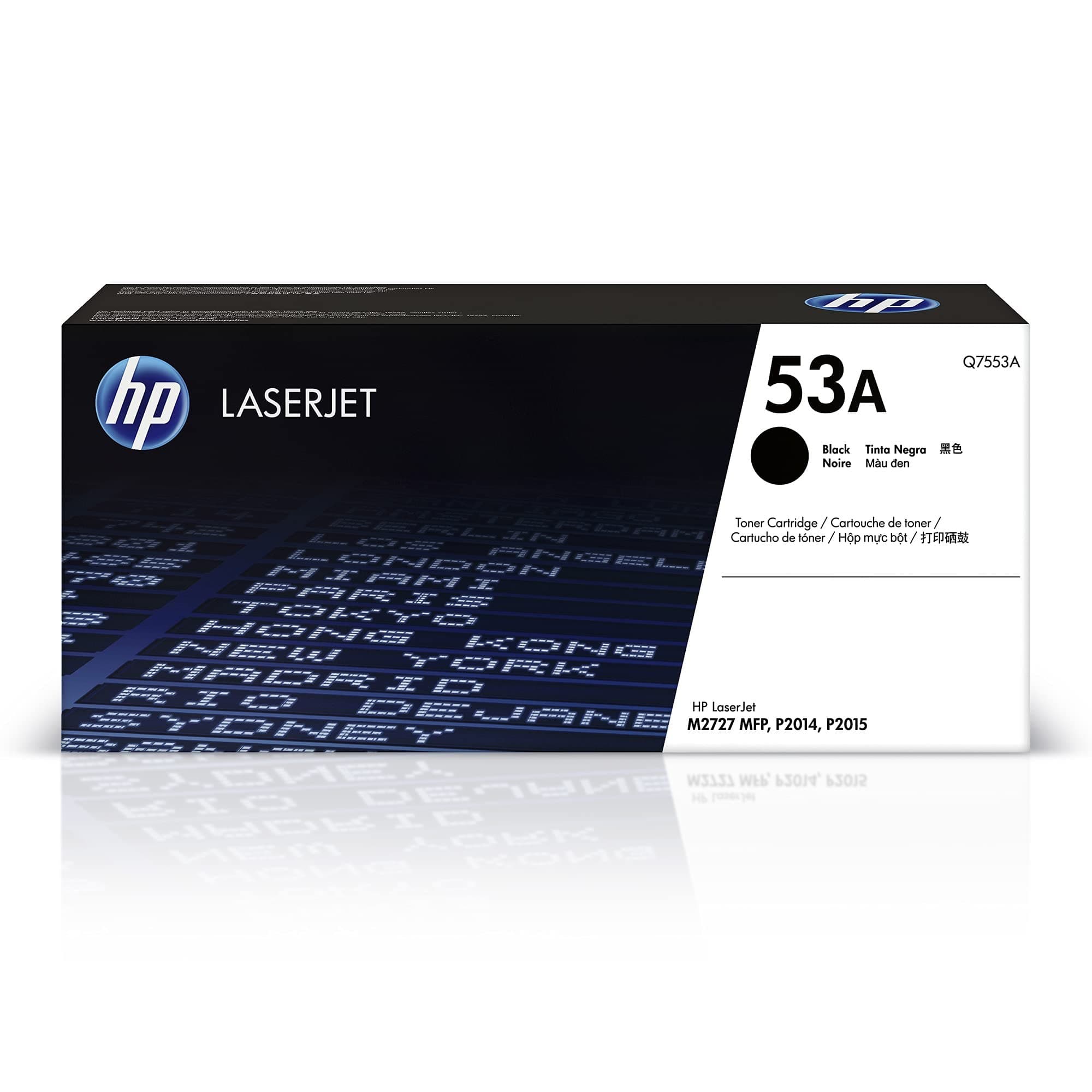 HP Q7553A 53A Original LaserJet Toner Cartridge - Black