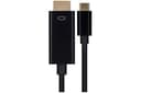 Maplin USB-C to HDMI Cable Supports Ultra HD 4K@60Hz V3.1 - Black, 1m thumbnail 2