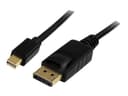 StarTech Mini DisplayPort to DisplayPort Cable M/M - 3m - Black thumbnail 1