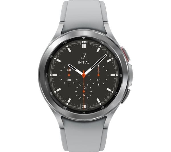 SAMSUNG Galaxy Watch4 Classic 4G with Bixby & Google Assistant - Silver, 46 mm - Image 1