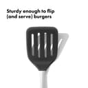 OXO Steel Silicone Flexible Turner - Stainless Steel / Black thumbnail 6