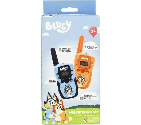 OTL BL1078 Bluey Walkie Talkie Set - Blue & Orange - Image 2