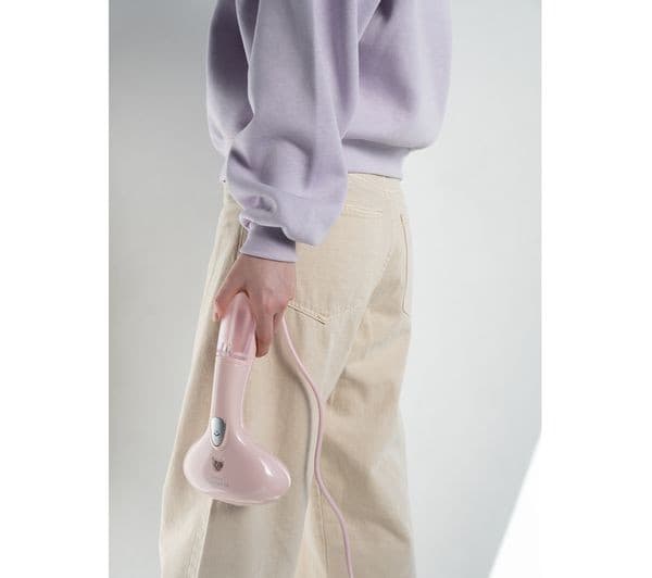 STEAMERY Cirrus 1 Handheld Clothes Steamer - Pink - Image 4