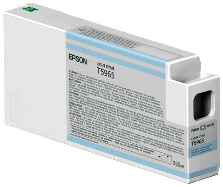 Epson T5965 UltraChrome HDR 350ml Ink Cartridge for Stylus Pro 7900/9900 - Light Cyan - Image 1