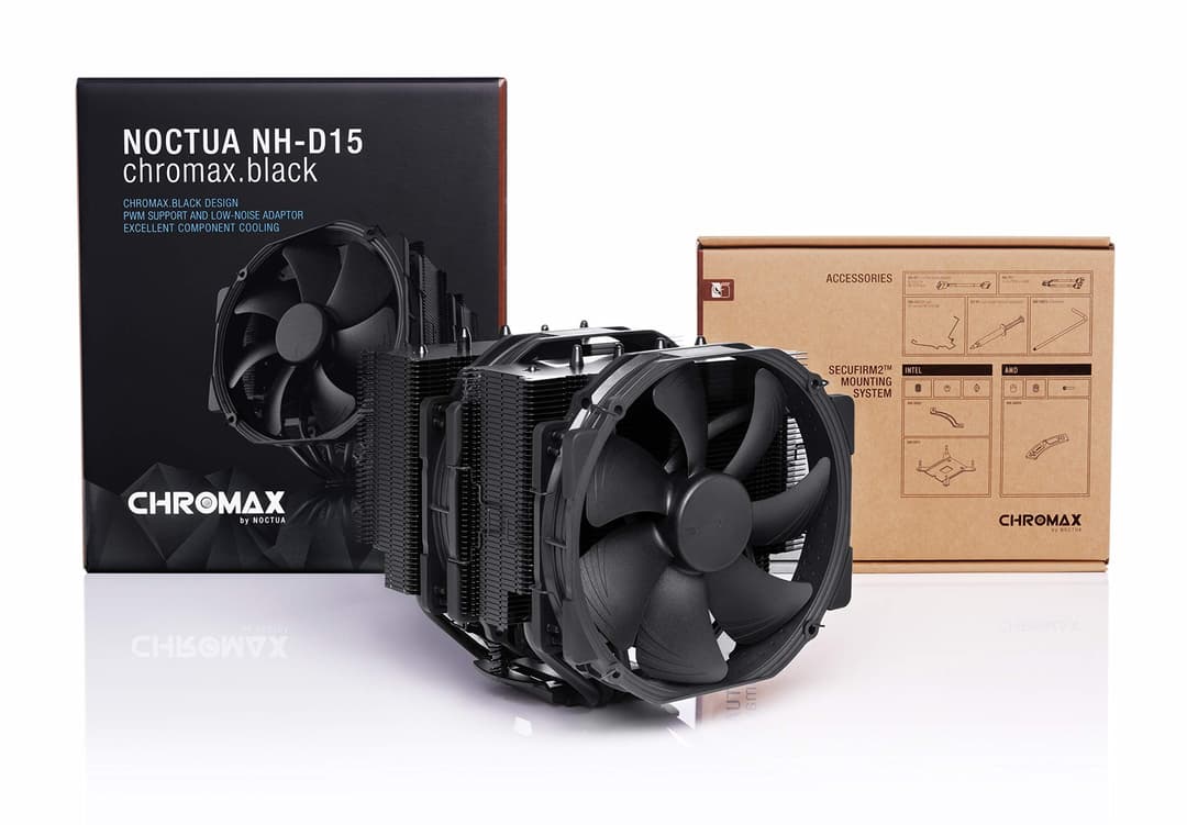 Noctua NH-D15chromaxblack CPU Cooler - Black - Image 4