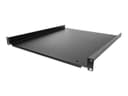 StarTech.com 1U Fixed Server Rack Mount Shelf, 20in Deep Steel Universal Cantilever Tray for 19" AV/Data/Network Equipment Rack with Cage Nuts & Screws, 55lbs Weight Capacity, 20" Deep - 1U Network Rack Shelf - rack shelf - 1U thumbnail 1