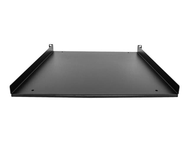 StarTech.com 1U Fixed Server Rack Mount Shelf, 20in Deep Steel Universal Cantilever Tray for 19" AV/Data/Network Equipment Rack with Cage Nuts & Screws, 55lbs Weight Capacity, 20" Deep - 1U Network Rack Shelf - rack shelf - 1U - Image 3