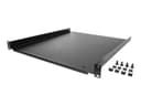 StarTech.com 1U Fixed Server Rack Mount Shelf, 20in Deep Steel Universal Cantilever Tray for 19" AV/Data/Network Equipment Rack with Cage Nuts & Screws, 55lbs Weight Capacity, 20" Deep - 1U Network Rack Shelf - rack shelf - 1U thumbnail 4
