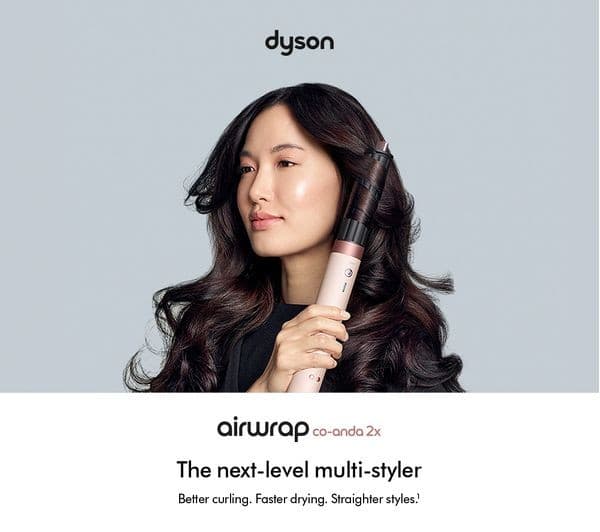 Dyson Airwrap Co-anda2x Multi-Styler & Dryer for Straight + Wavy Hair - Ceramic Pink & Rose Gold - Image 2