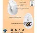 LOGITECH Lift Vertical Ergonomic Mouse - White thumbnail 6