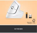 LOGITECH Lift Vertical Ergonomic Mouse - White thumbnail 8