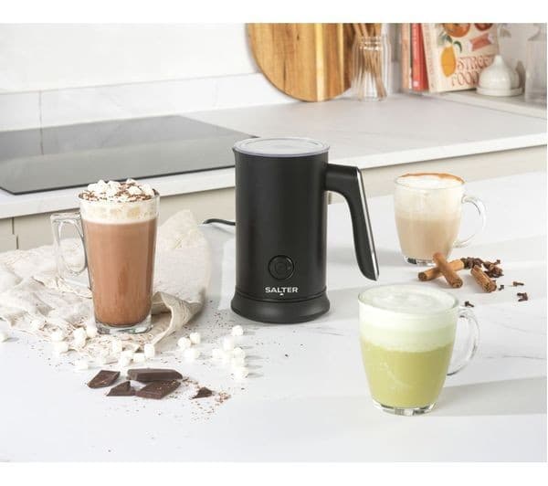 SALTER The Chocolatier EK5134F Electric Milk Frother & Hot Chocolate Maker - Black - Image 2
