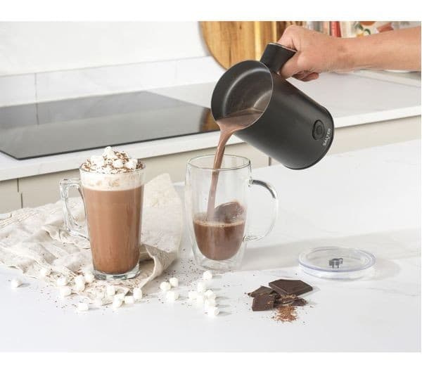 SALTER The Chocolatier EK5134F Electric Milk Frother & Hot Chocolate Maker - Black - Image 6