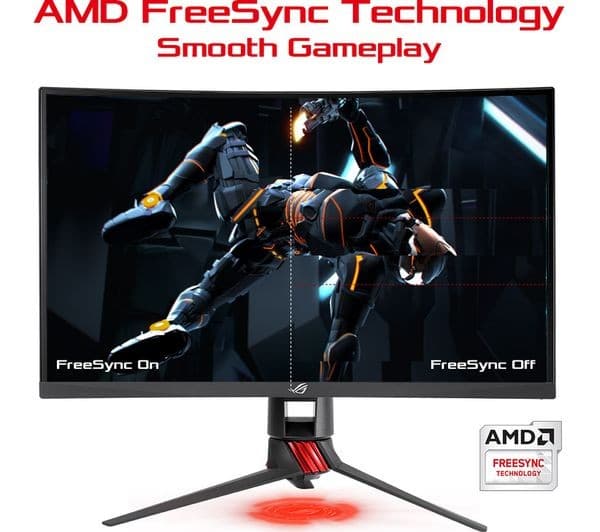 ASUS XG27VQ Full HD 27" Curved LED Gaming Monitor - Black - Image 8