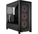 Corsair FRAME 4000D RS ARGB ATX Mid-Tower PC Case, 3x RS120 ARGB Fans, Tempered Glass - Black thumbnail 1