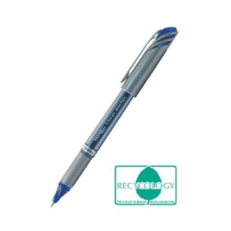 Pentel Energel Plus Roller Ball Pen (Medium) - Blue (Pack of 12) - Image 1