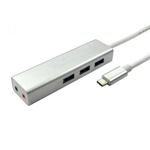 USB Type c to USB 3.0 3port hub + 2.1CH sound card - Image 2