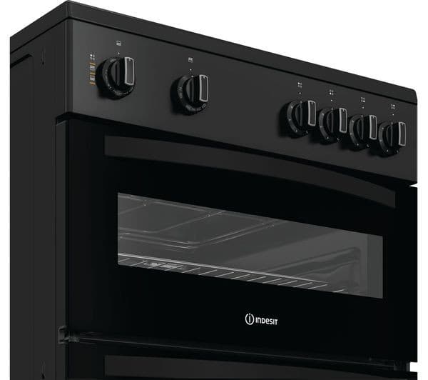 INDESIT IDE6VMB 60 cm Electric Ceramic Cooker - Black - Image 2