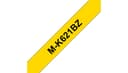 Brother M-K621B P-touch Label-Making Tape Cassette Black on Yellow 9mm x 8m thumbnail 2