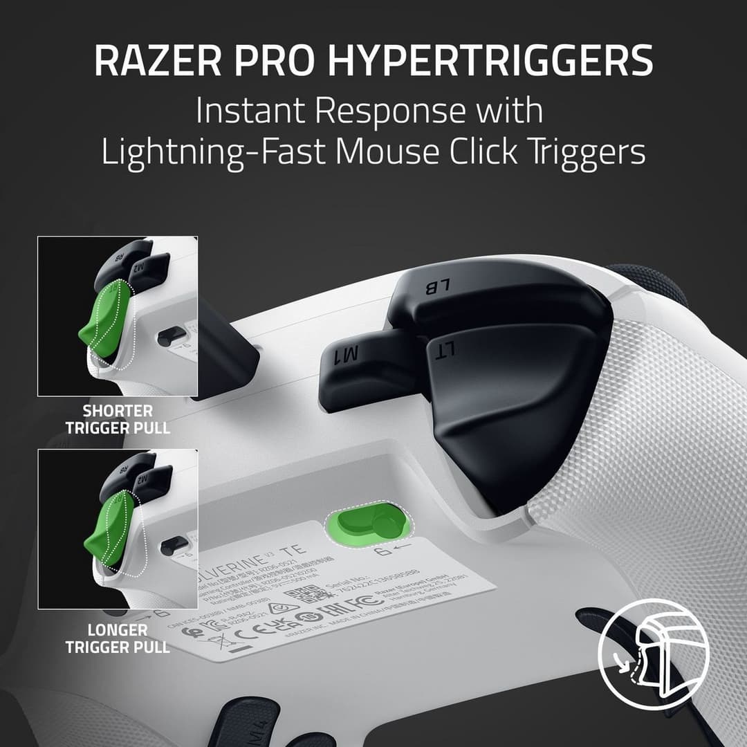 Razer Wolverine V3 Tournament Edition Wired Gaming Controller for Xbox & PC - White - Image 9