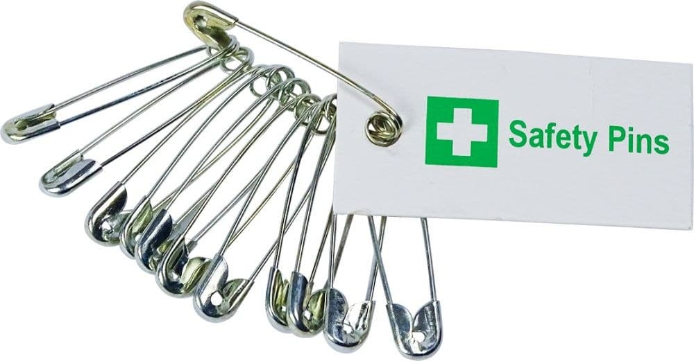 Safety Pins (Pack of 12)