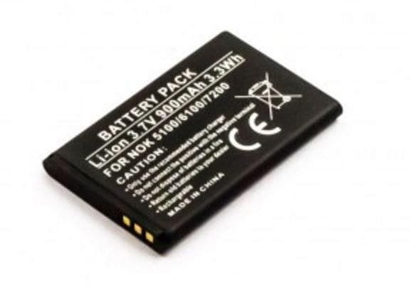 Battery for Mobile 3.3Wh Li-ion 3.7V 900mAh Nokia - Image 1