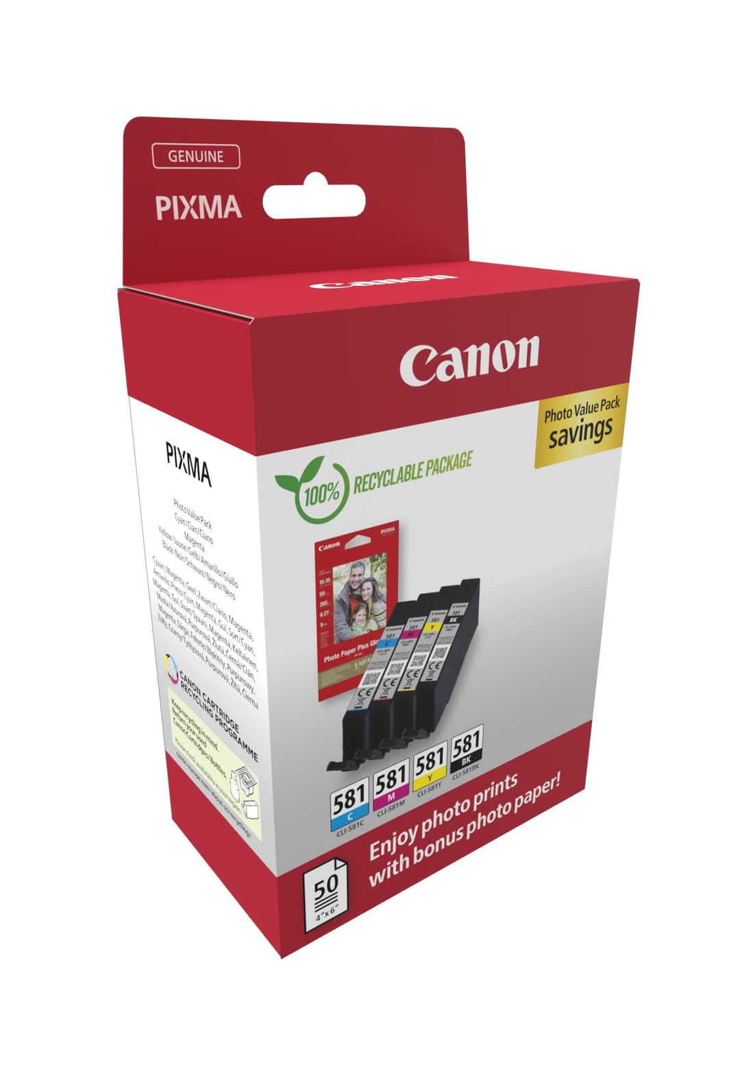 Canon 2106C006 ink cartridge 4 pc(s) Original Black, Cyan, Magenta, Yellow - Image 2
