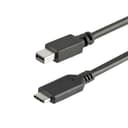 StarTech.com 1 m (3.3 ft.) USB-C to Mini DisplayPort Cable - 4K 60Hz - Black thumbnail 1