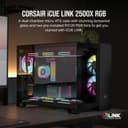 CORSAIR iCUE LINK 2500X RGB Micro-ATX Mid Tower PC Case - Black thumbnail 3