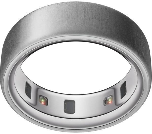 OURA Ring 4 Brushed Silver Size 9 - Image 1