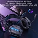 Yesido EK03 Gaming Headphones 3.5mm, RGB, 2m, Black thumbnail 4
