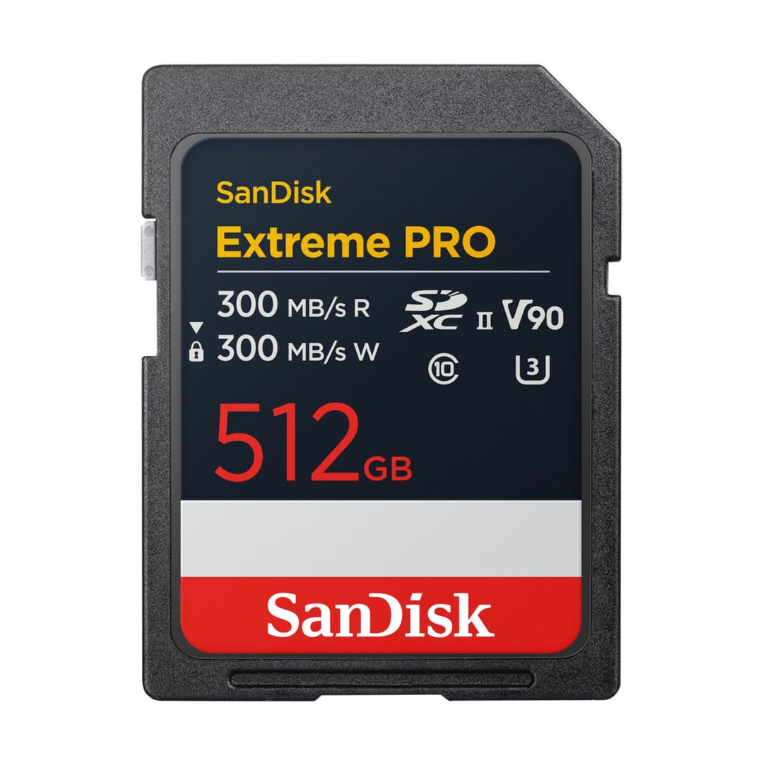 SanDisk Extreme PRO SD Memory Card 512GB - Black - Image 1