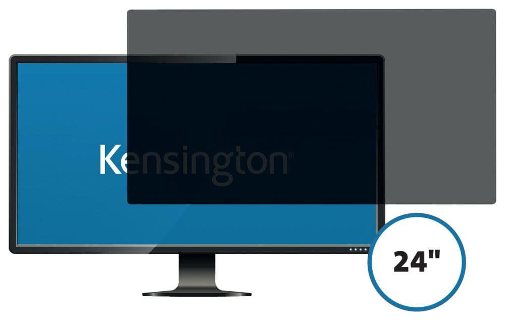 Kensington 626487 Privacy Filter 2 Way Removable 24 inch Widescreen 16:9 - Image 1