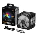 ASUS TUF Gaming TR120 ARGB 120mm PWM Case Fan 3-Pack - Black thumbnail 1