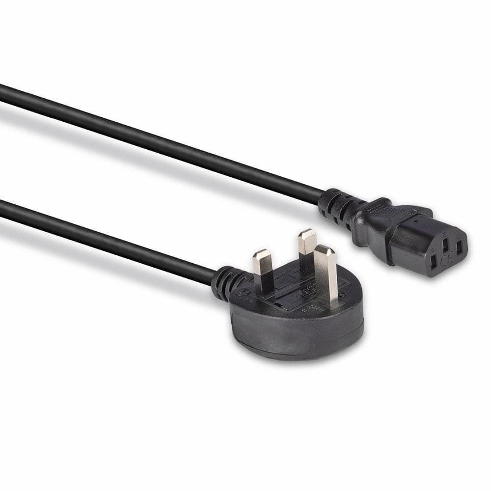 Lindy 7.5m UK 3 Pin Plug to IEC C13 mains power Cable, Black - Image 3