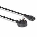 Lindy 7.5m UK 3 Pin Plug to IEC C13 mains power Cable, Black thumbnail 3