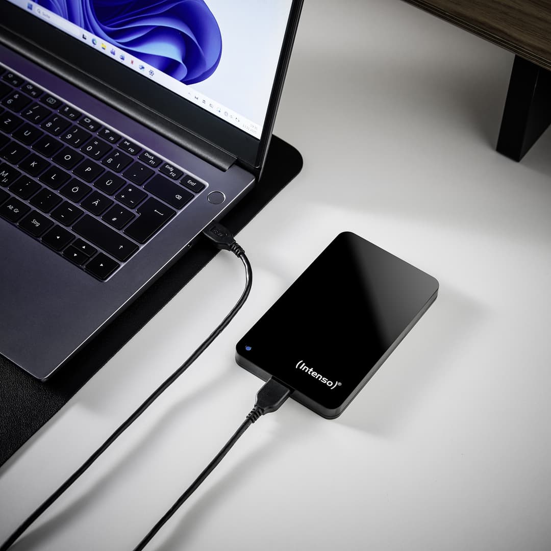 Intenso Portable Hard Drive 6021660 1 TB 2.5" External Hard Drive USB Type-A 3.2 Gen 1 (3.1 Gen 1) 5400 RPM - Black - Image 6