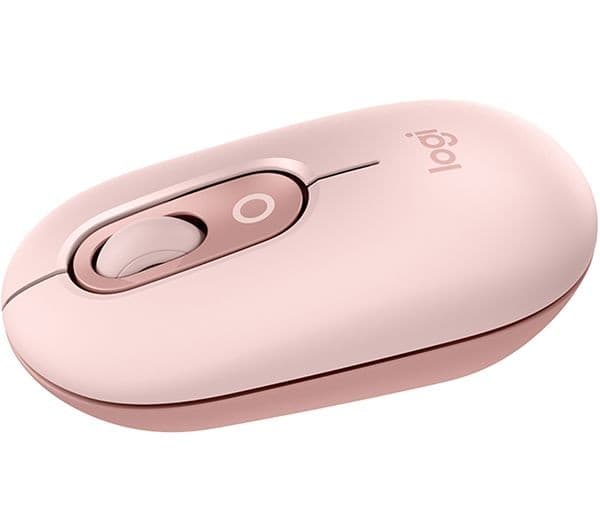 Logitech Pop Icon Wireless Optical Mouse - Rose - Image 1